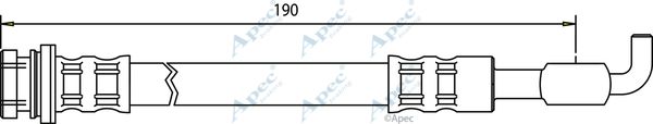 APEC BRAKING Тормозной шланг HOS3317